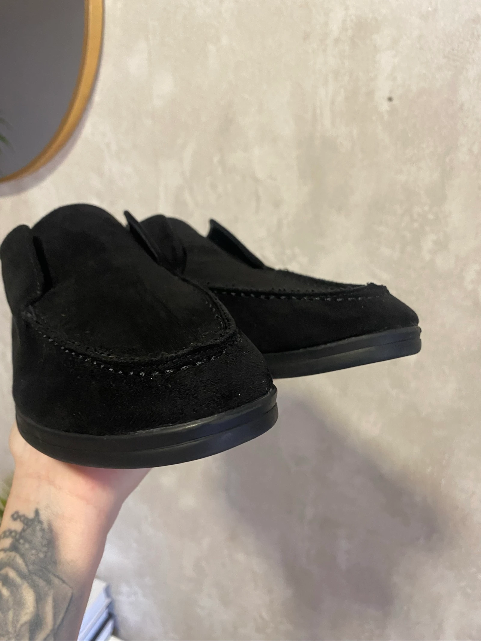 Zwarte vrouwen mocassins – photo 6
